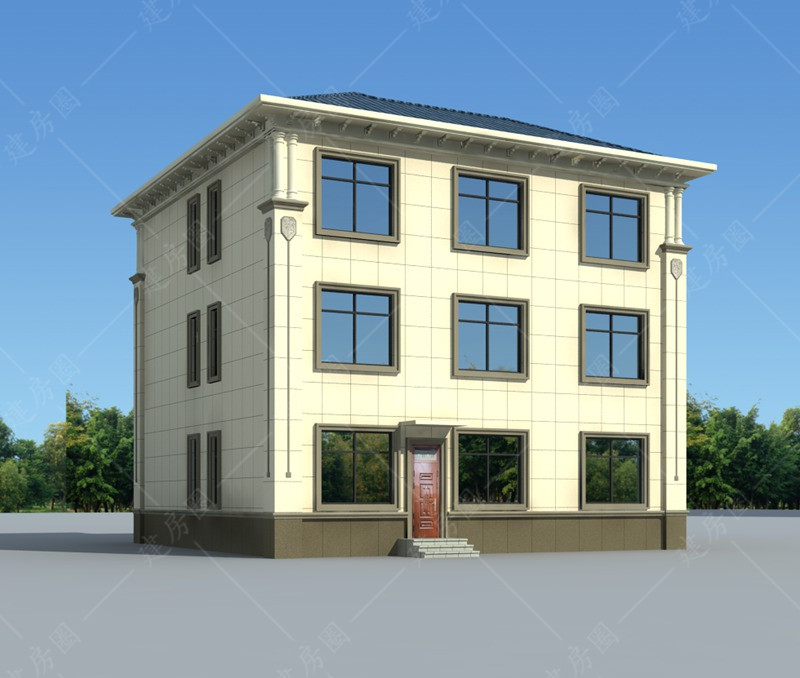 三层自建别墅效果图片