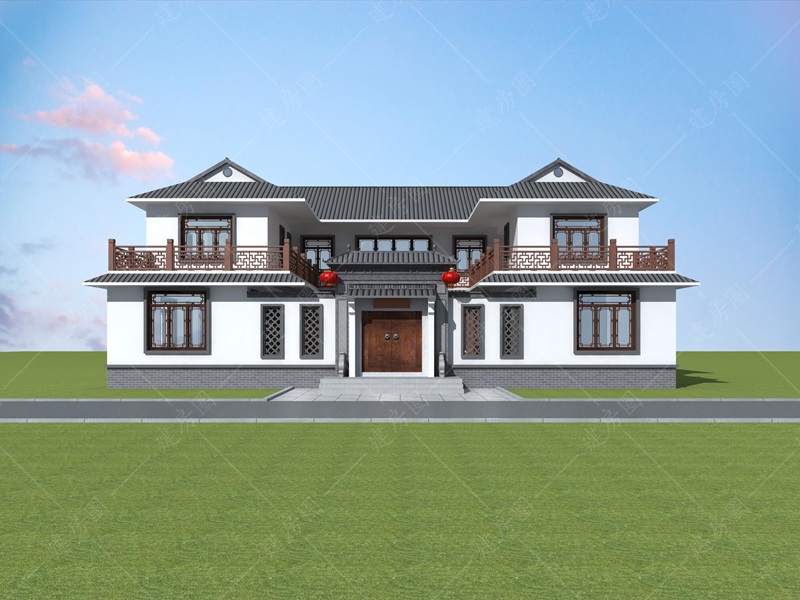  农村自建四合院效果图