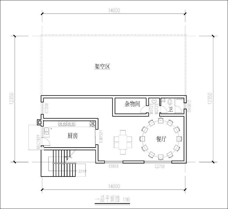 三层别墅设计户型图