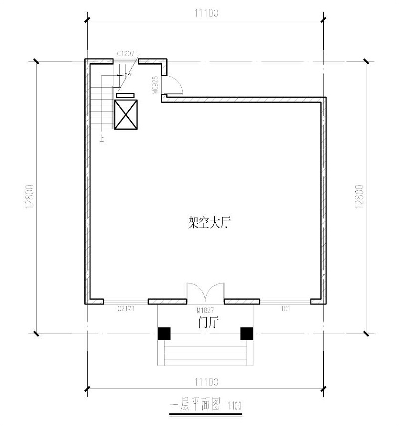 三层简欧别墅户型图