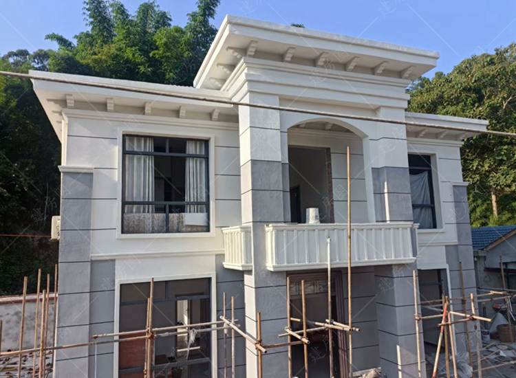 270平方米二层简欧别墅施工案例实景照片