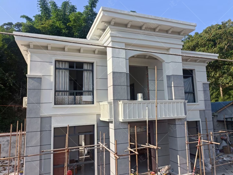 资阳农村别墅施工真实照片