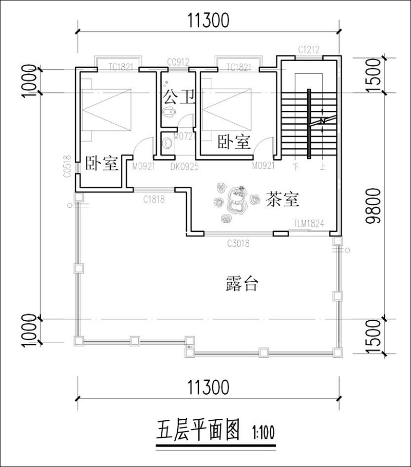 农村房子平面图