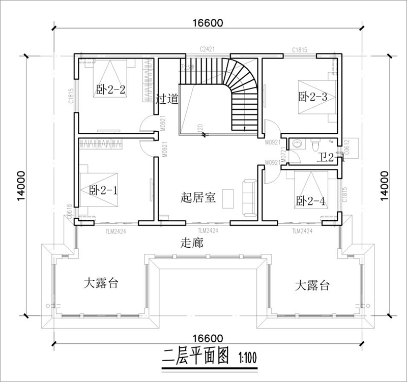 农村中式别墅设计平面图