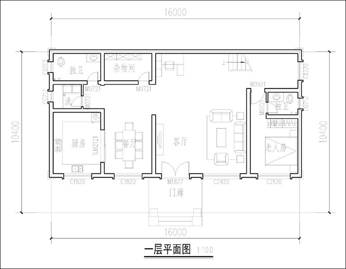 农村新中式自建房平面图