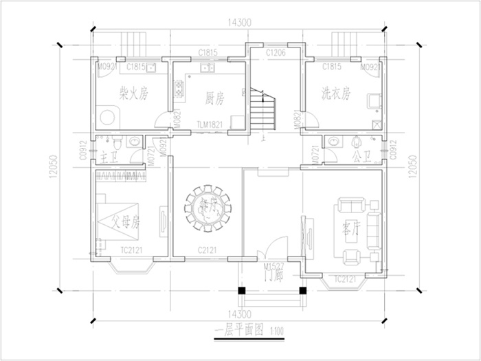 农村150平米建房设计图纸