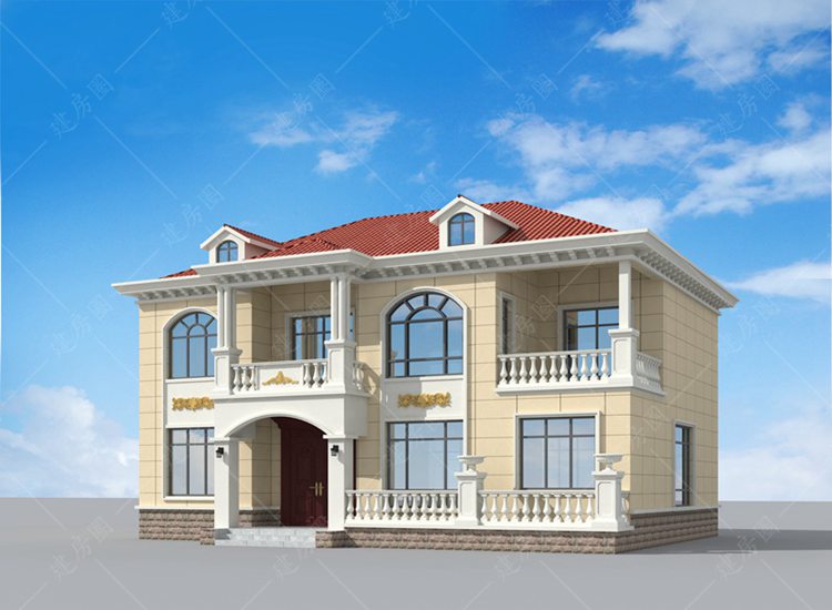 农村自建房四间两层设计图，低调奢华又实用