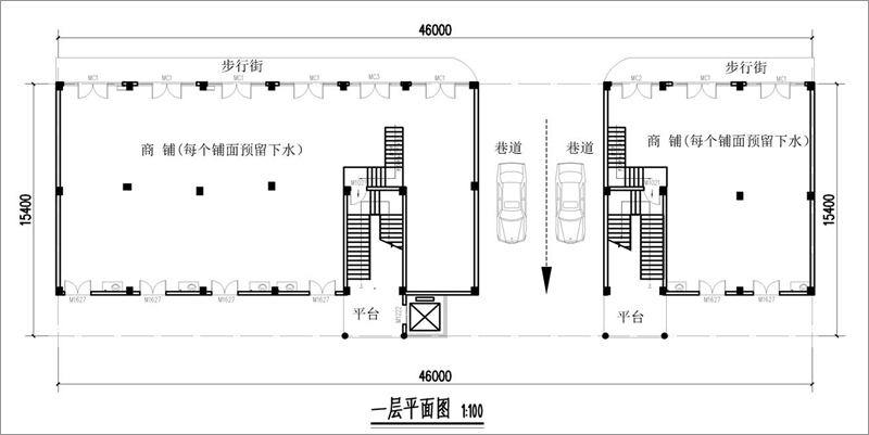 一层平面图