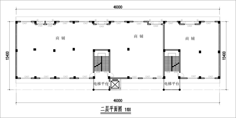 二层自建房平面图
