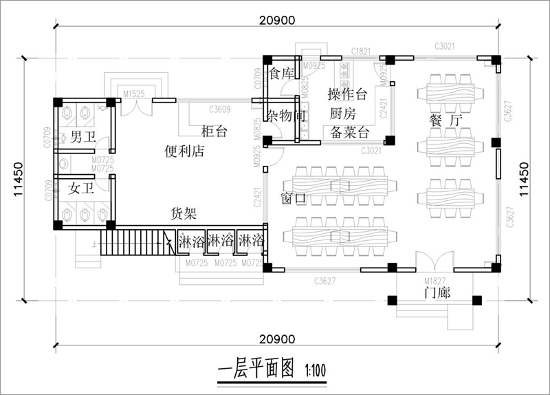 一层平面图