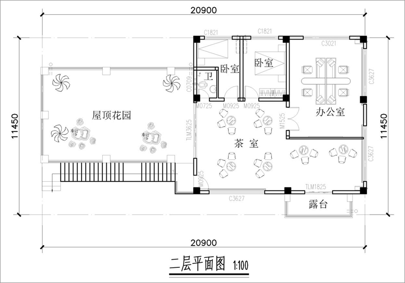 二层平面图