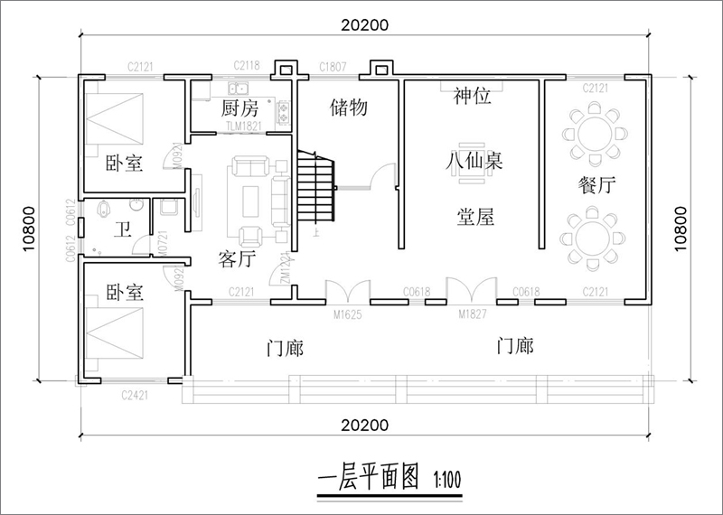 一层平面图