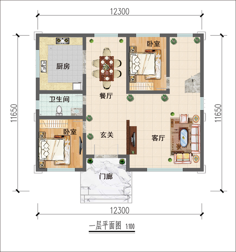 一层平面图