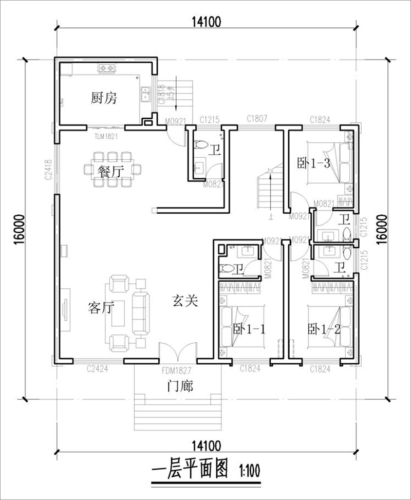 一层平面图