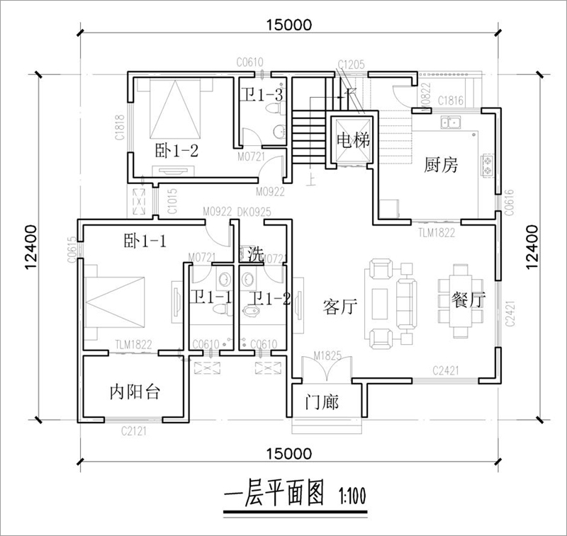 一层平面图