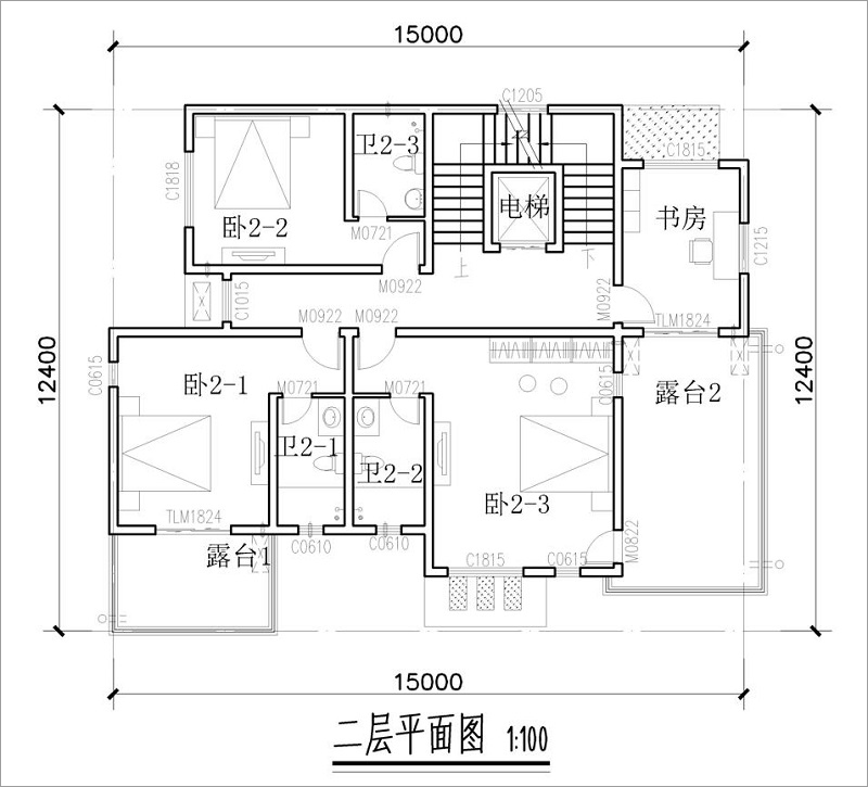 二层平面图