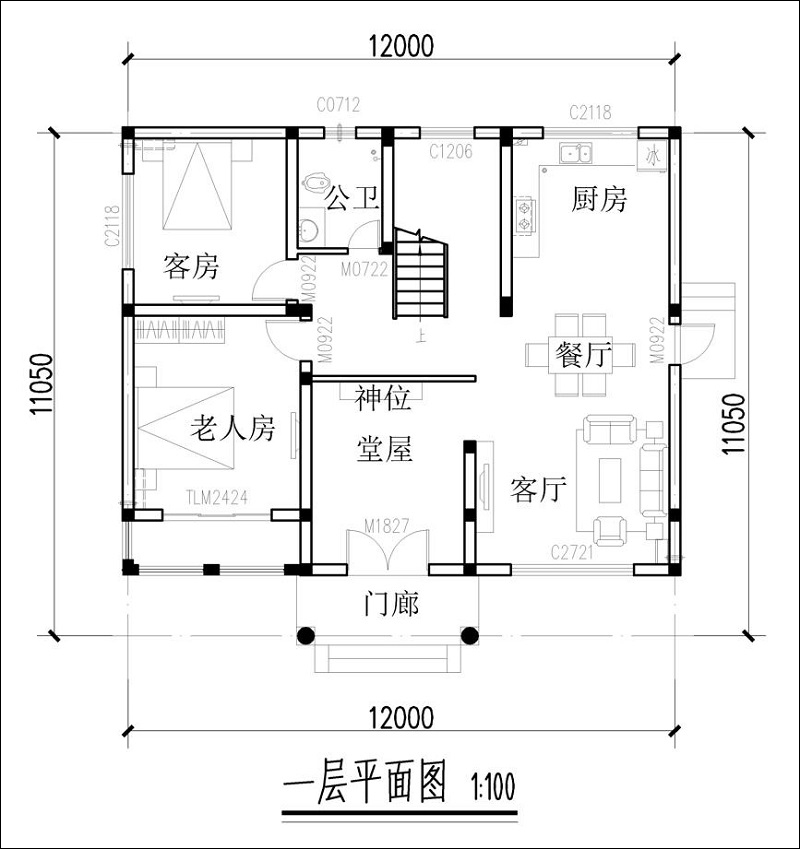 一层平面图