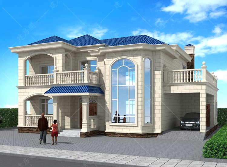 农村自建房施工图纸带效果图，拿图就可以施工