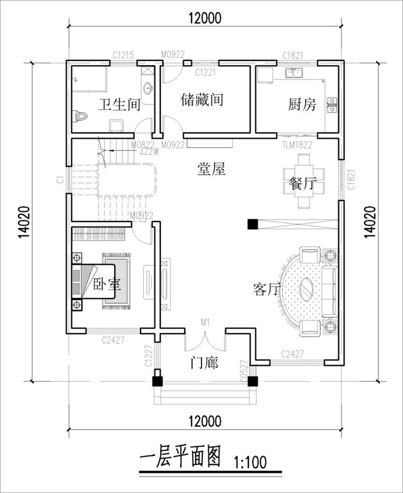 一层平面图