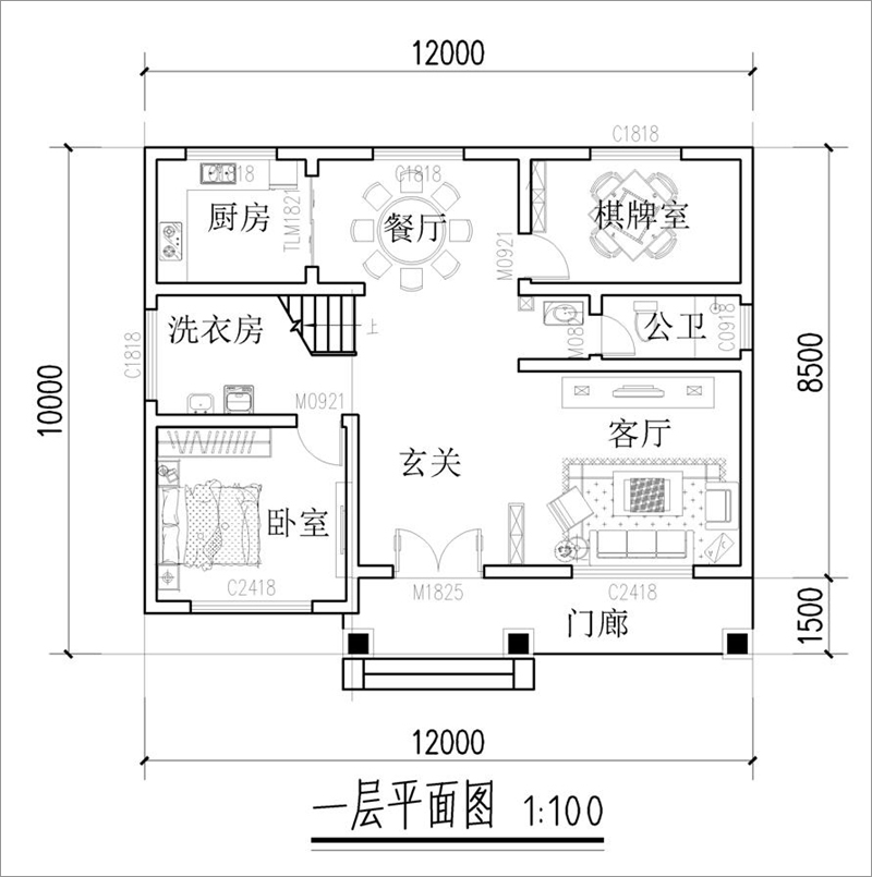 一层平面图