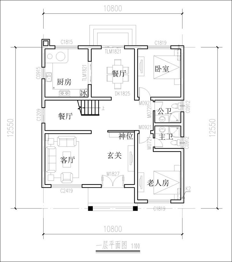 一层平面图