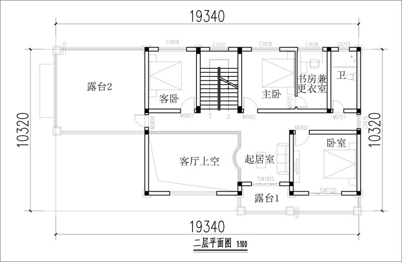 现代风格别墅设计平面图