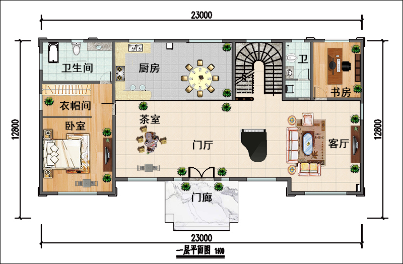 农村法式别墅户型设计图