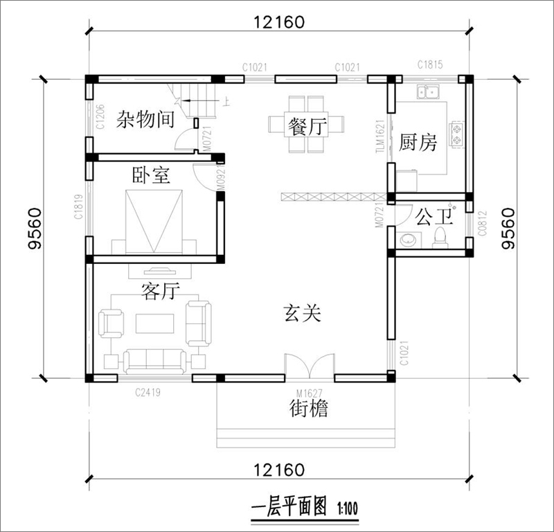 农村三层别墅设计户型图