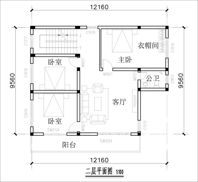 农村三层别墅设计平面图