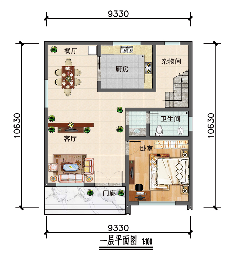 农村别墅设计户型图