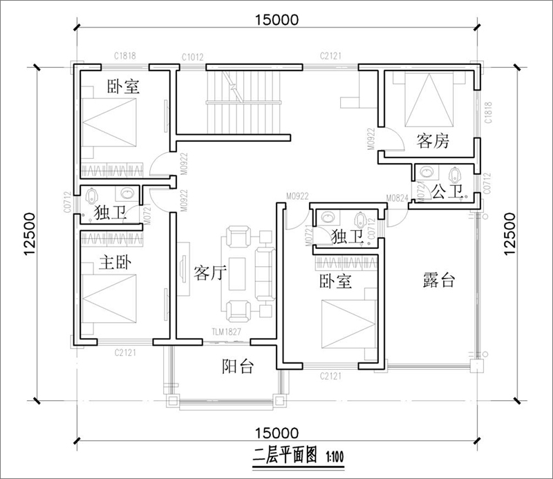 农村现代别墅设计平面图