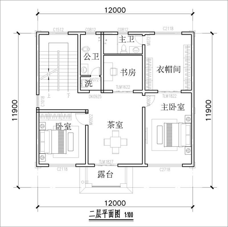 农村三层自建房设计平面图