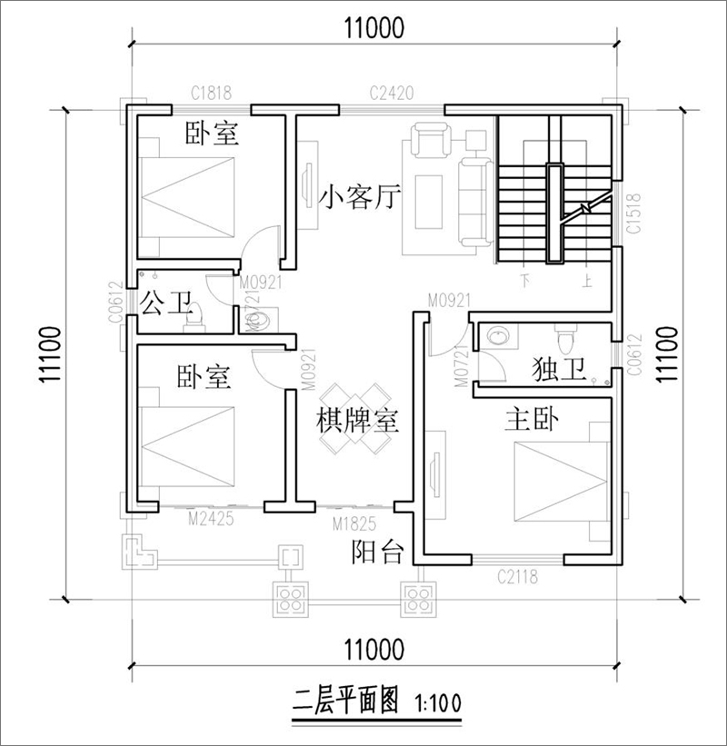 三层欧式别墅设计平面图