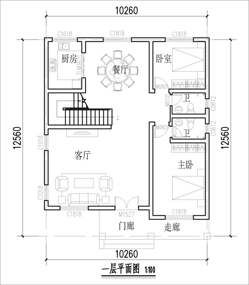 三层房屋设计户型图