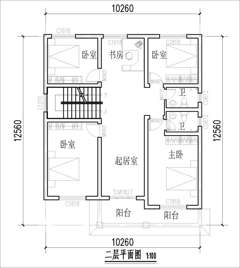 三层房屋平面设计图