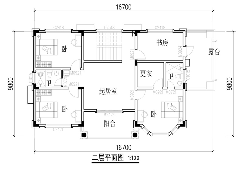 三层欧式别墅平面图