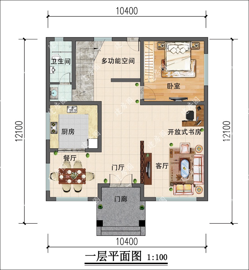 中式自建房户型设计图