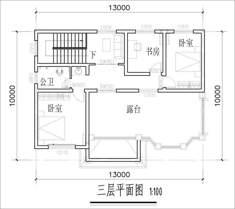 农村30万房屋户型图