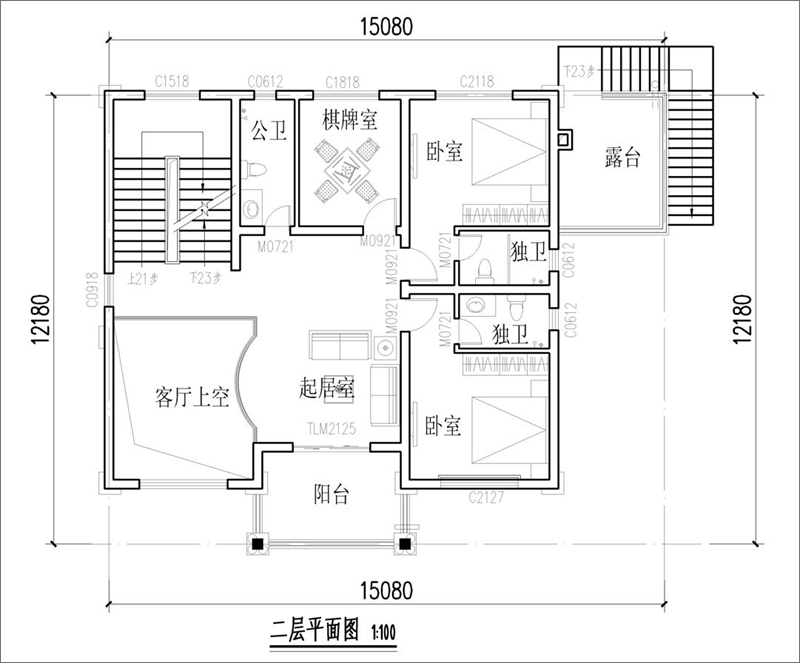 农村三层楼房设计平面图