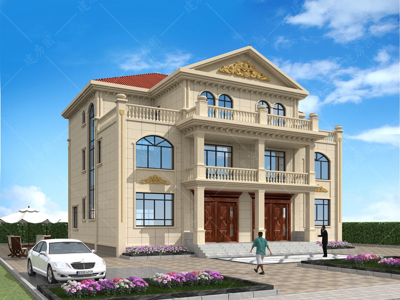 达州双拼自建房效果图