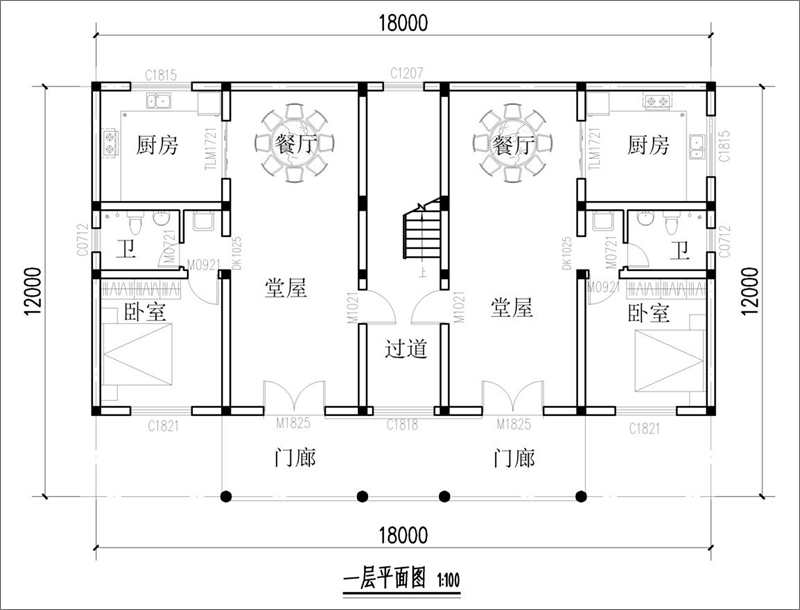 一层平面图