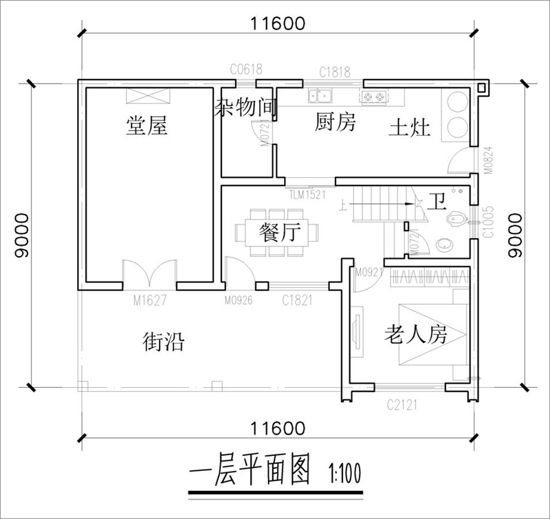 一层平面图