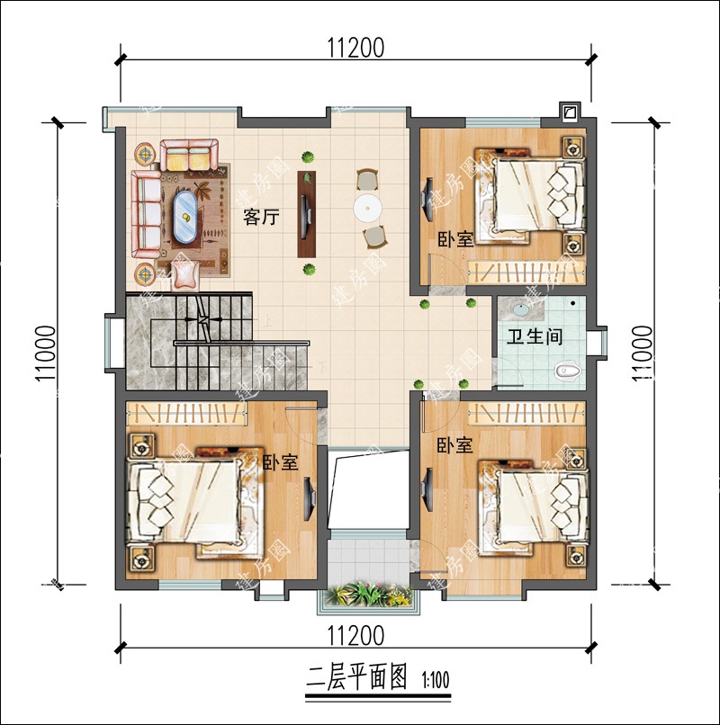 农村现代别墅平面图