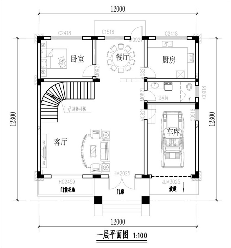 一层平面图