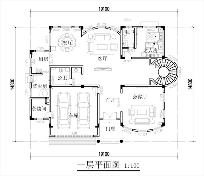 一层平面图