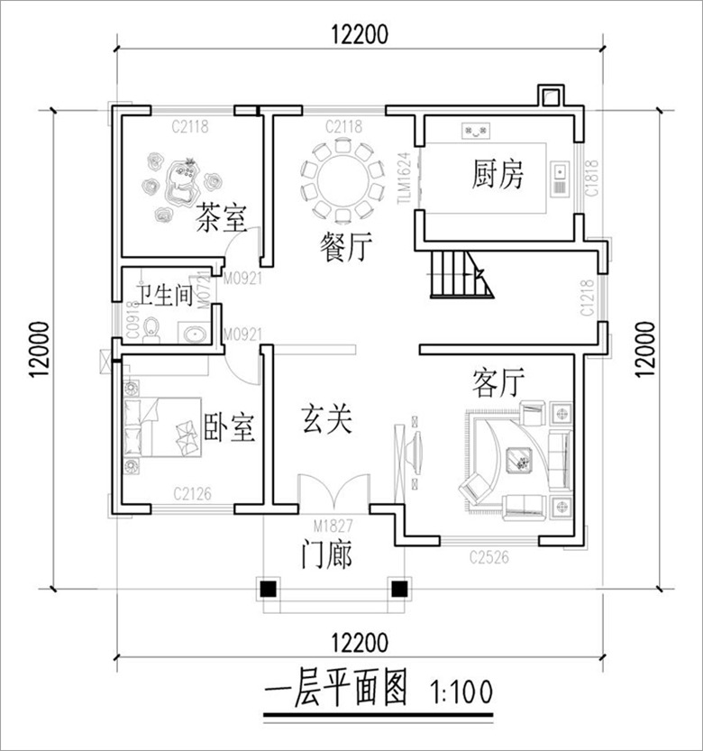 二层平面设计图