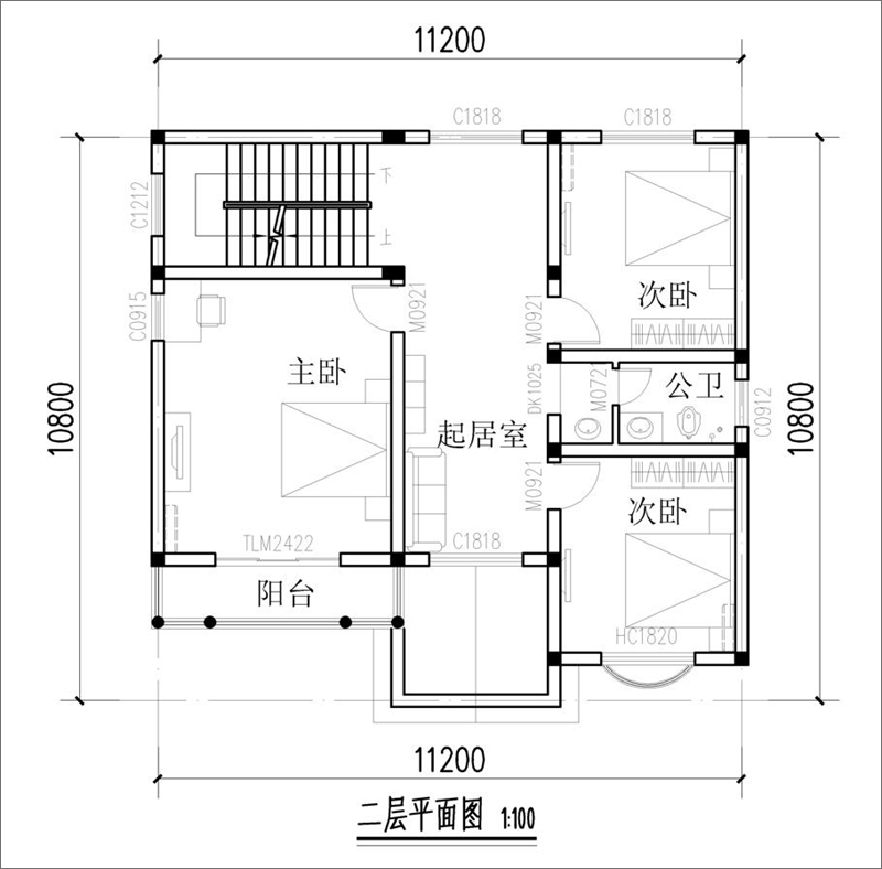 二层平面图