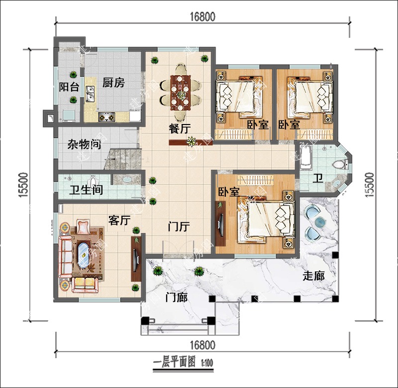 600平米别墅设计图图片