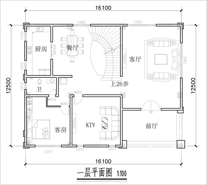 一层平面图