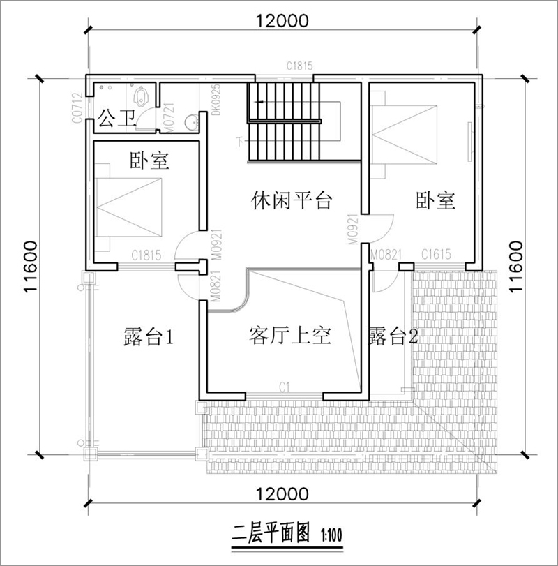 二层平面图